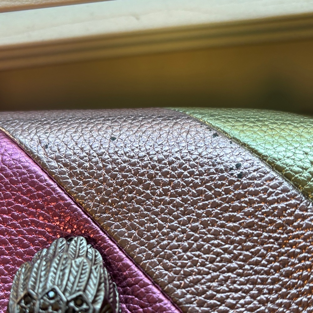 Kurt Geiger Leather Multicolor Striped Women's Bag - Picture 3 of 9